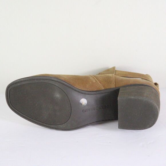 Lucky Brand Makenna Fringe Buckle Ankle Bootie 7 - Picture 8 of 9